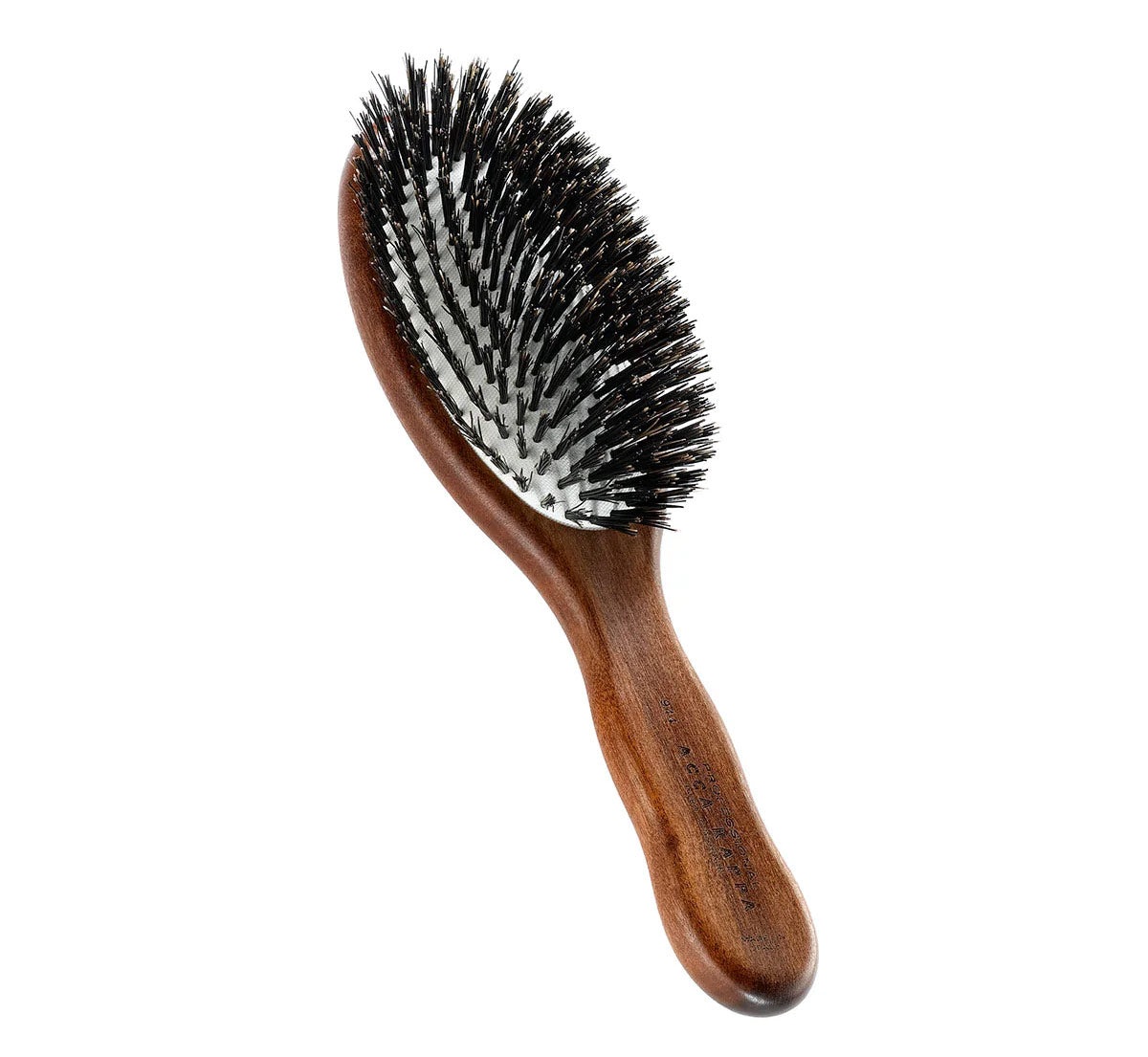 Classic Oval Pure Bristle Brush, made from hand-finished Kotibé wood