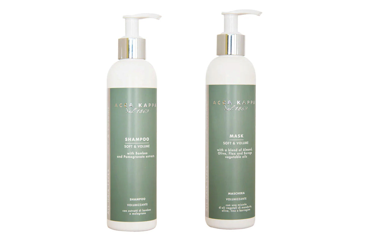 The Soft & Volume Shampoo and Conditioner/ Mask by ACCA KAPPA