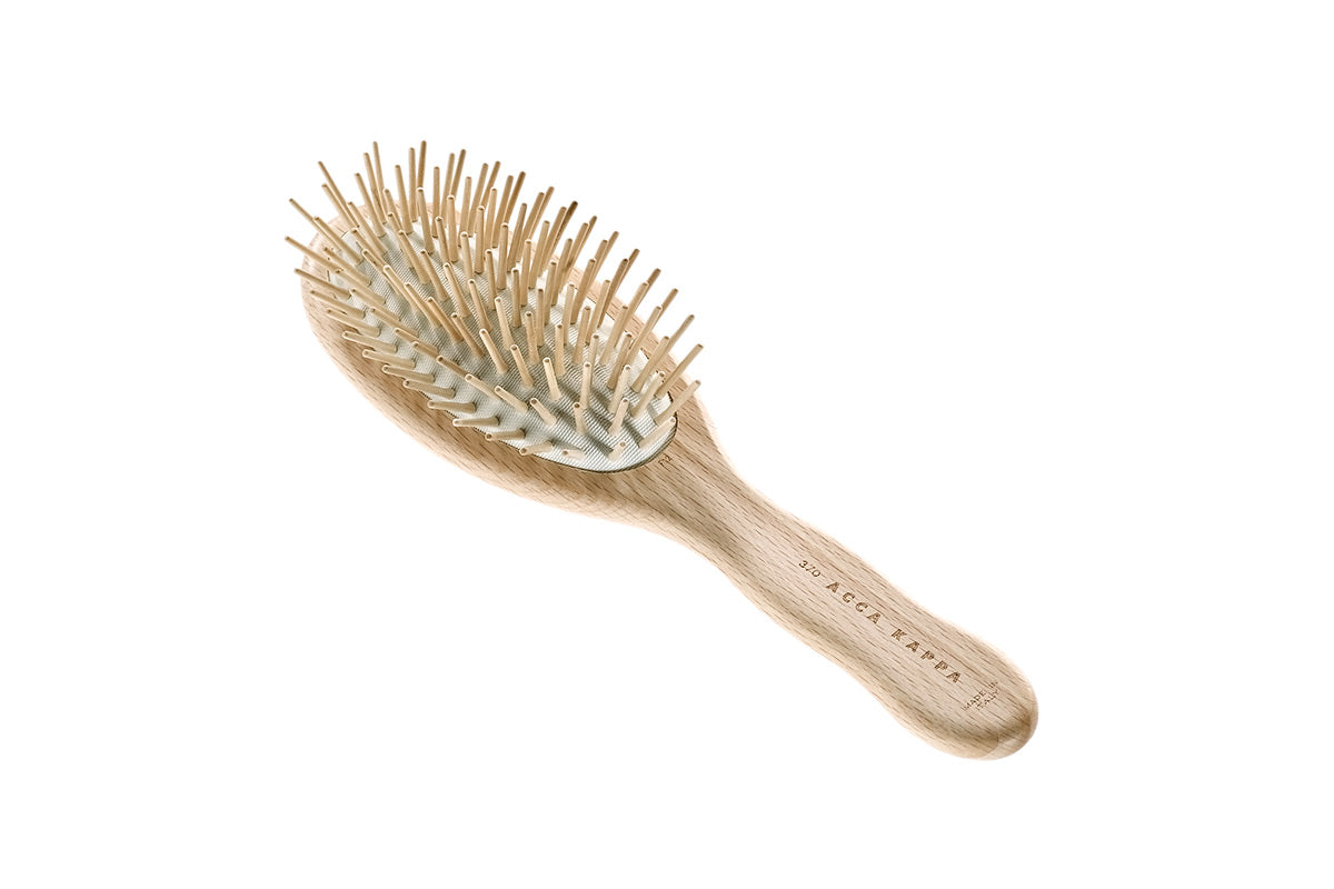 Natura Oval Brush with Wooden Pins by ACCA KAPP