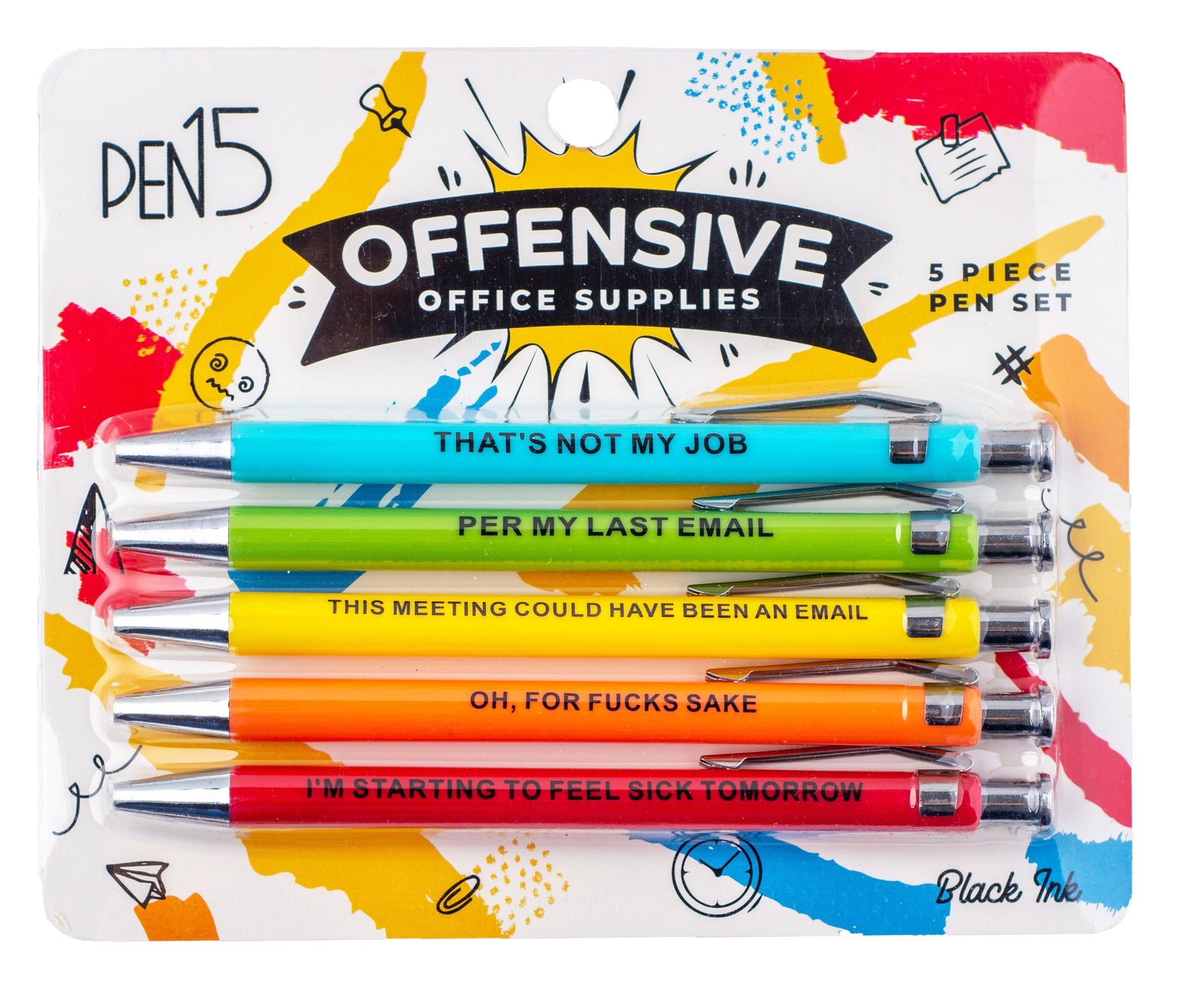  Milktoast Brands Adult offensive crayons, a funny gag