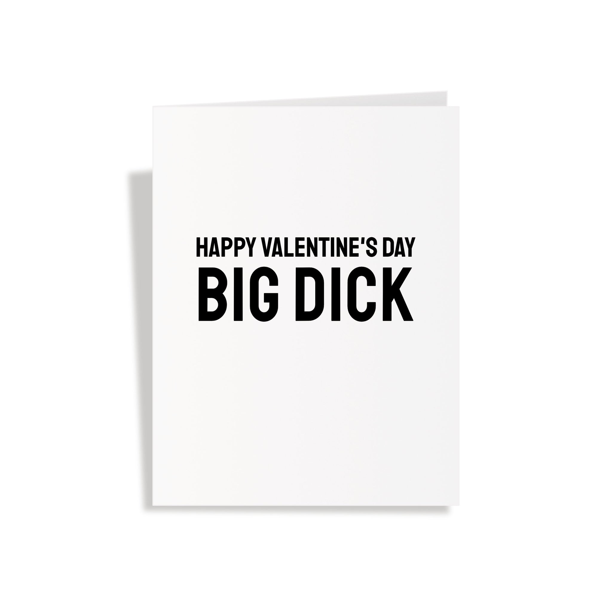 Happy Valentines Day Big Dick Valentines Day Greeting Card Dicks