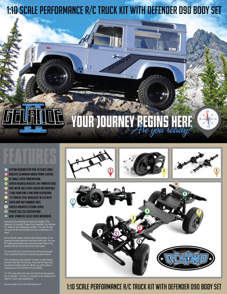 gelande rc defender