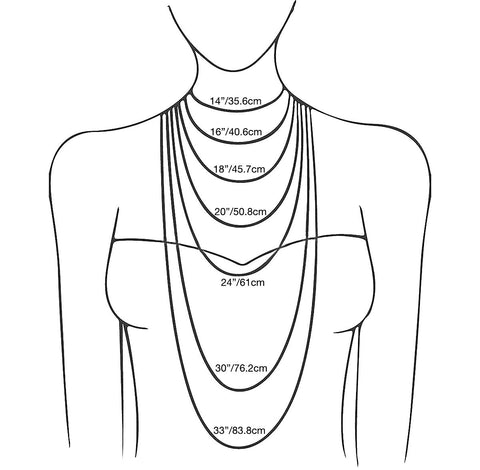 Necklace Chain Length Chart