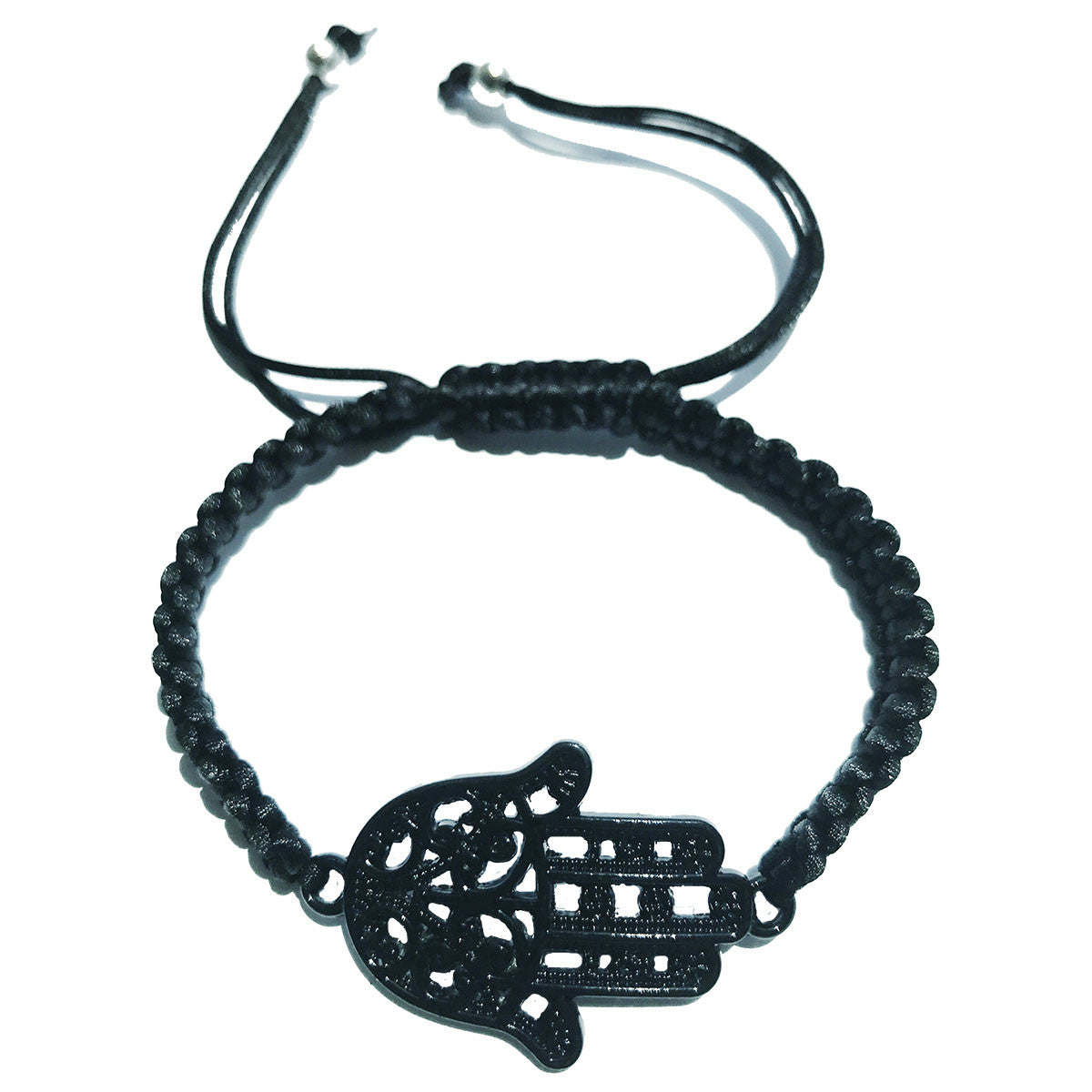 RANIA BLACK CORD BRACELET