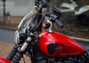 Close up of a Harley-Davidson FXD Dyna motorbike with light tinted Dart Flyscreen