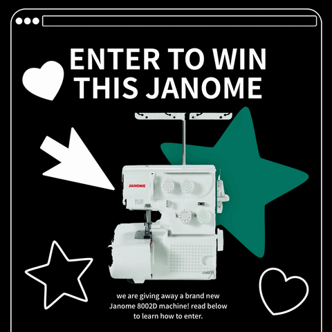 Stitchhouse Texas GIVEAWAY a Janome 8002D machine as the best Dallas TEXAS Sewing machine store