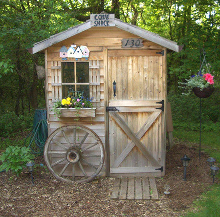 Cute Gardening Shed Kits, Tiny Landscaping Storage Sheds 