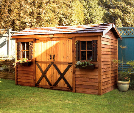 Long Shed Kits, Cedar Summer Houses, Garden Cottages ...