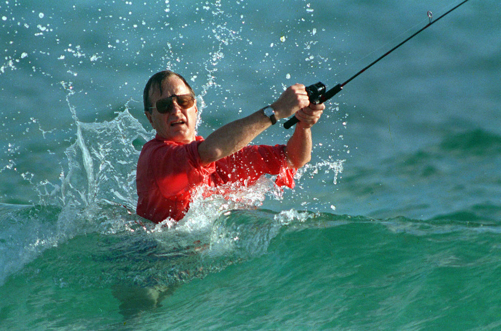 Former U.S. President George H.W. Bush Wearing Seagull Watch