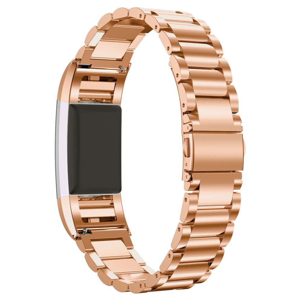 fitbit with gold strap