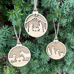 Nativity Ornaments - RootCraft