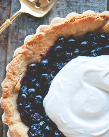 blueberry cream pie