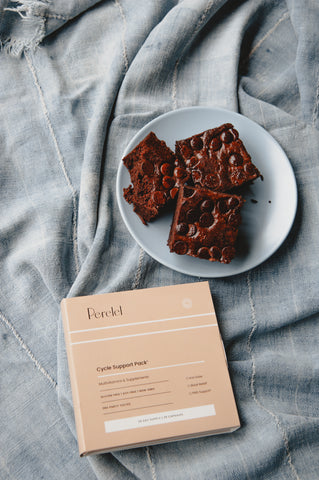 PMS brownies with perelel cycle support pack