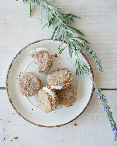 lavender cream cookies