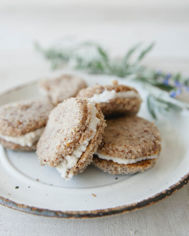 lavender cream cookies