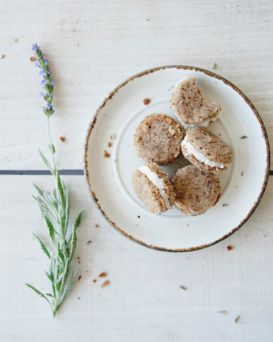 lavender cream cookies