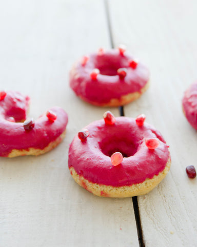 paleo pink donuts