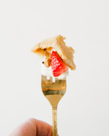 strawberry shortcake waffles