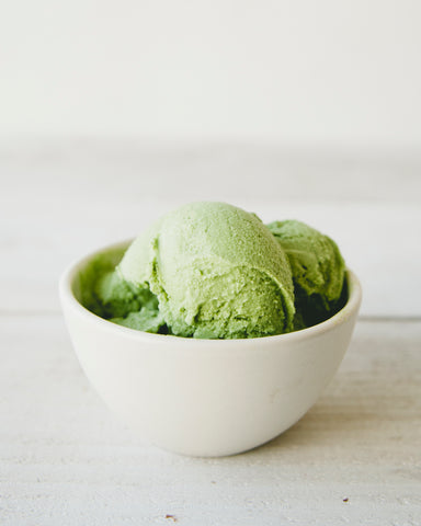 matcha mint ice cream