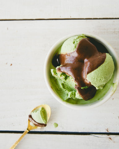 matcha mint ice cream