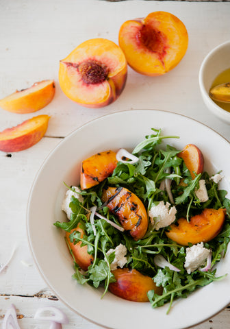 Grilled Peach Salad