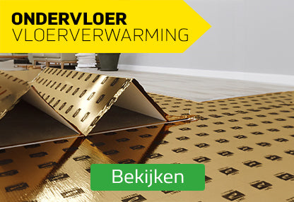 Ondervloer geschikt voor vloerverwarming