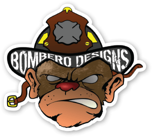 Hose Monkey Sticker – Bombero Designs