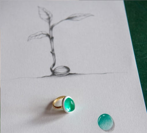 Sustainable Jewellery - Bespoke design drawings