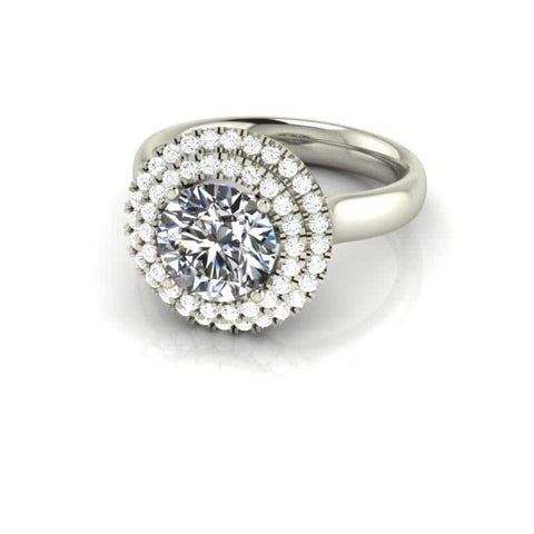 Engagement Ring Styles: Double Halo Setting