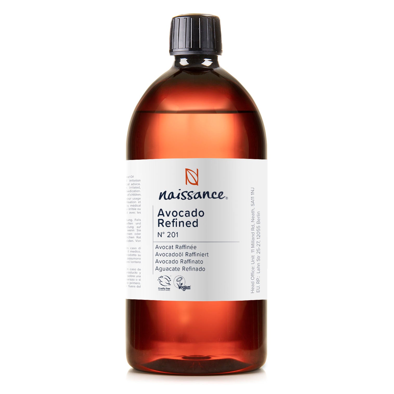 Avocado Refined Oil (N° 201) - 1000ml