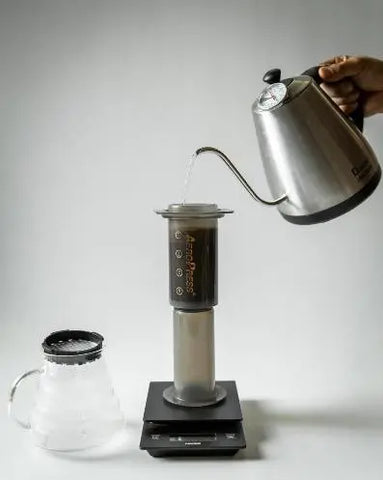 Paso 3 - como preparar aeropress