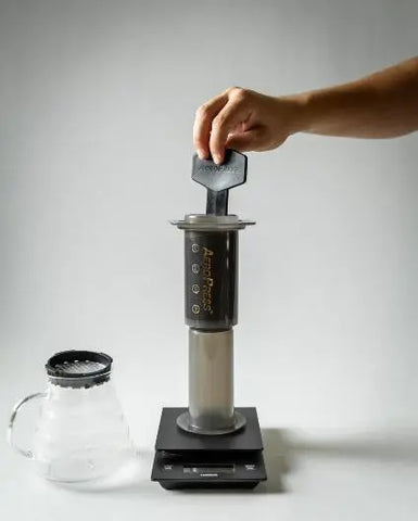 Paso 4 - como preparar aeropress