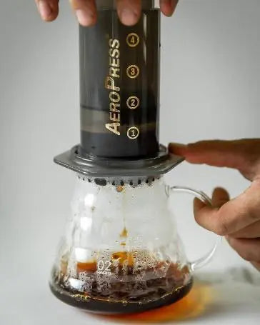 Paso 5 - como preparar aeropress