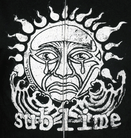 Sublime Sun Black Men S Zip Up Hoodie Hardcore Apparel