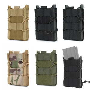 Tactical 5.56 M4 Molle Single Magazine Pouch AK AR AR15 Rifle Mag Holster Military Airsoft Paintball Hunting EDC Tool Waist Bag - The Strategic Command Center