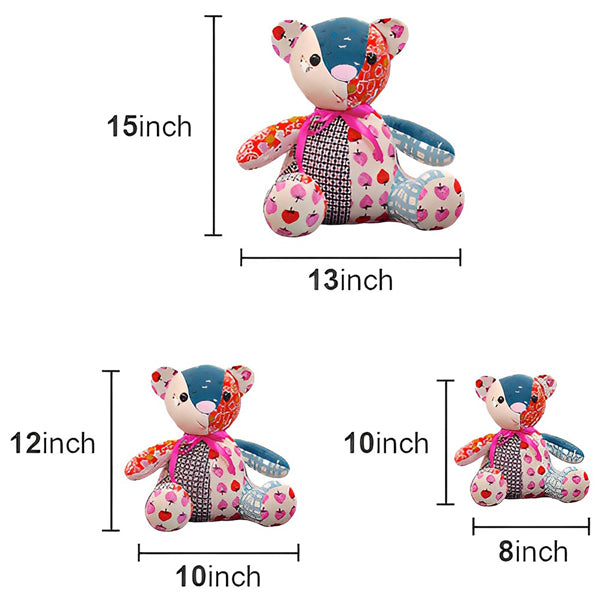 Clearance!Bear Template Ruler Set,Memory Bear Template Ruler Set(10 Pcs) -  With Instructions