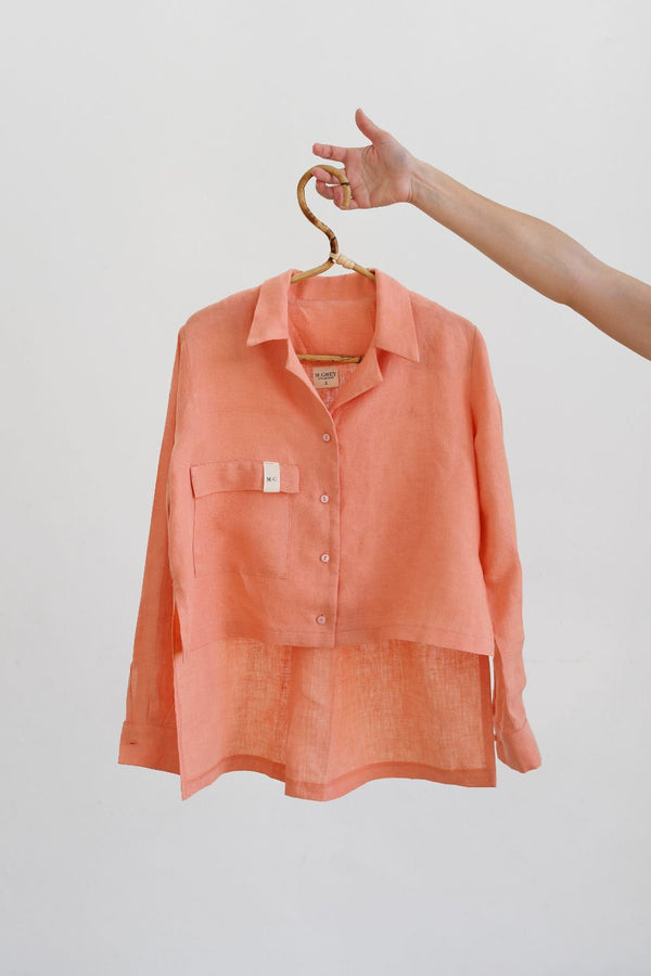 Droptail Delight Linen Top