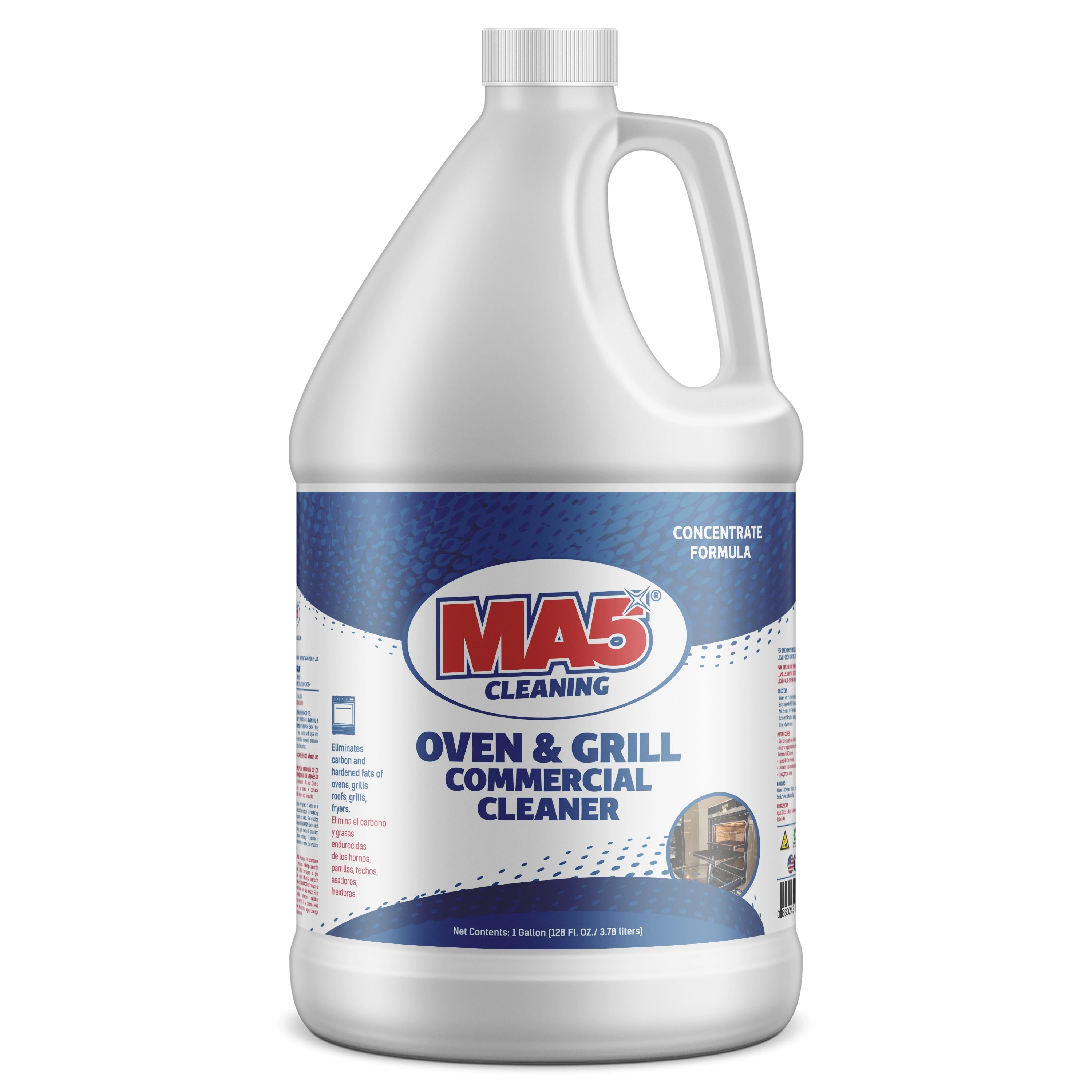 MA5X Heavy-Duty Commercial Oven & Grill Degreaser - Industrial Strength