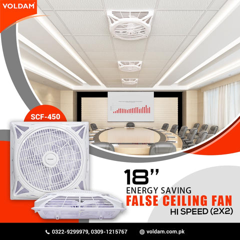 Voldam False Ceiling Fan 18 inch