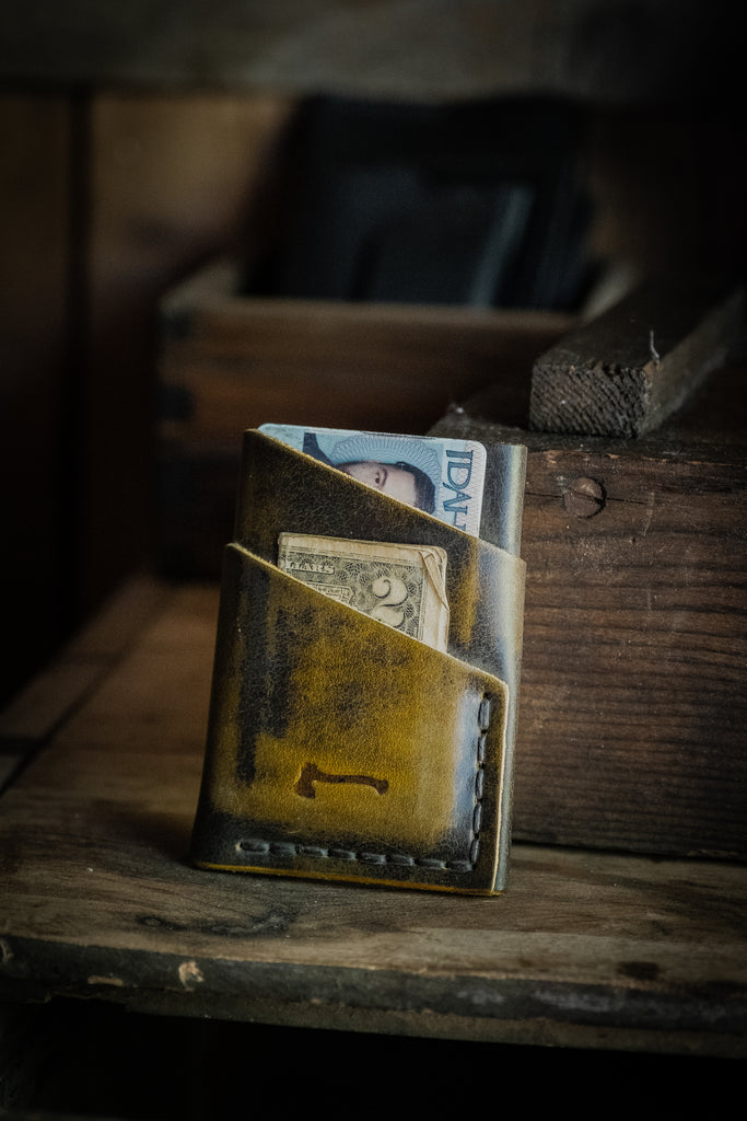 Yellow Jacket Ghost Limited Run leather Port Wallet