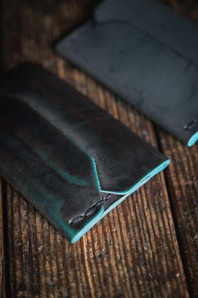 Black Green Ghost Wallet patina craft and lore Enfold Card