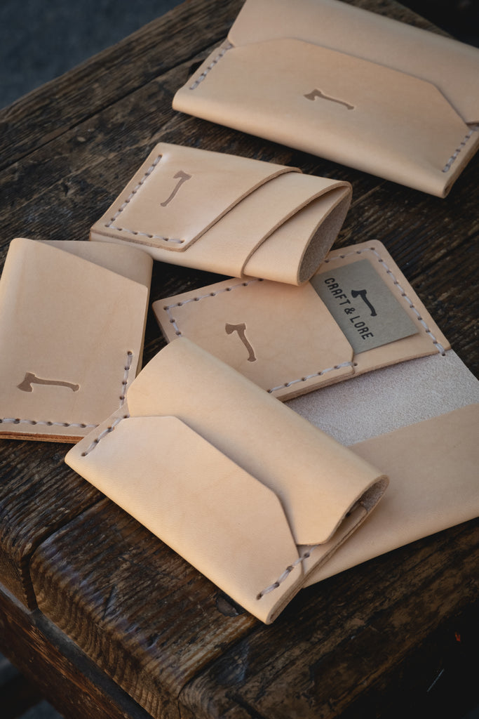 Buttero Leather Kimono Card Wallet