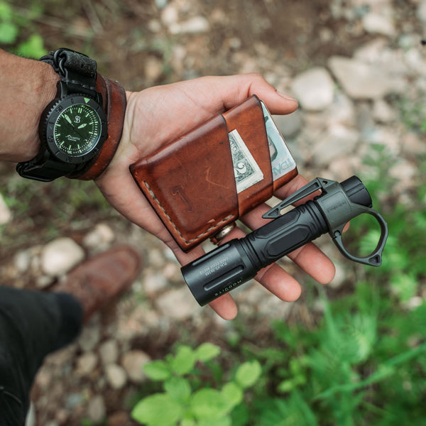 Port Wallet and Modlite Flashlight