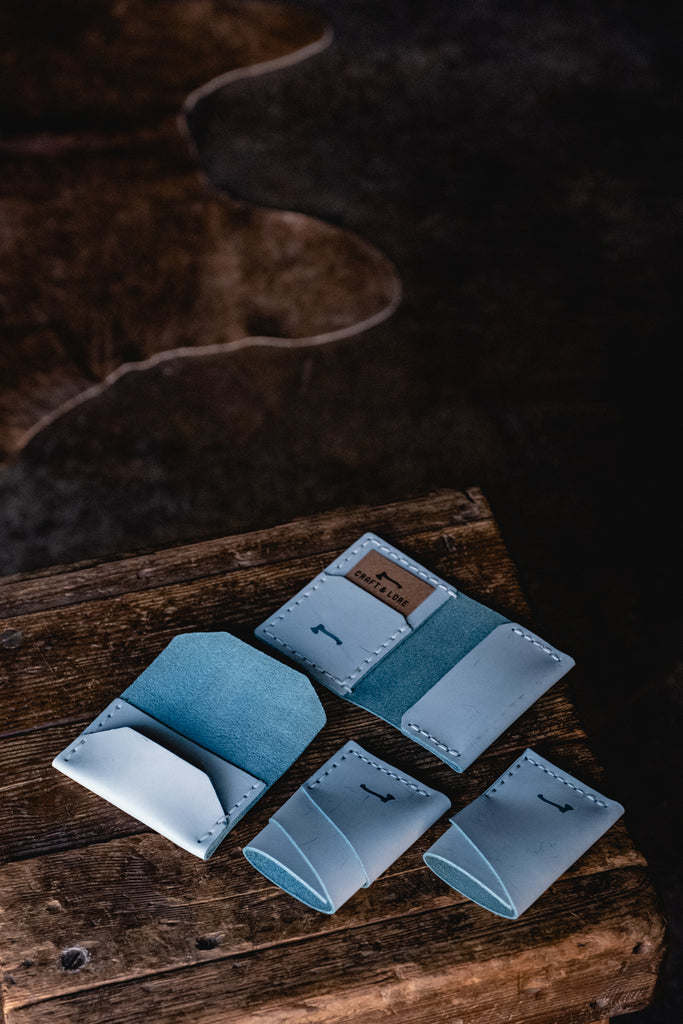 Ghost Blue - Limited Run Leather Wallets from Craft and Lore