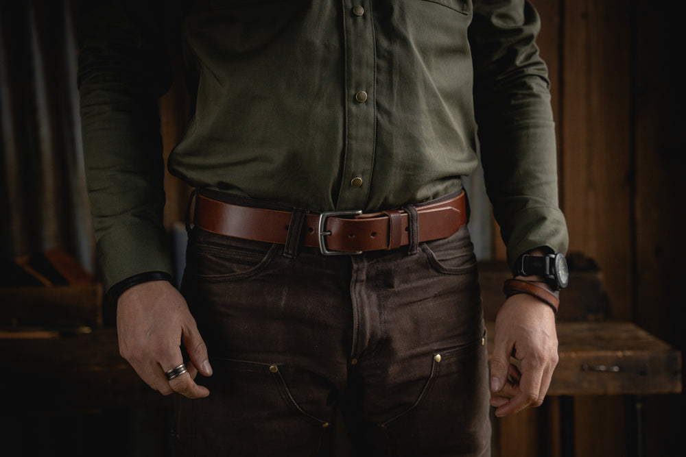 popov leather belt