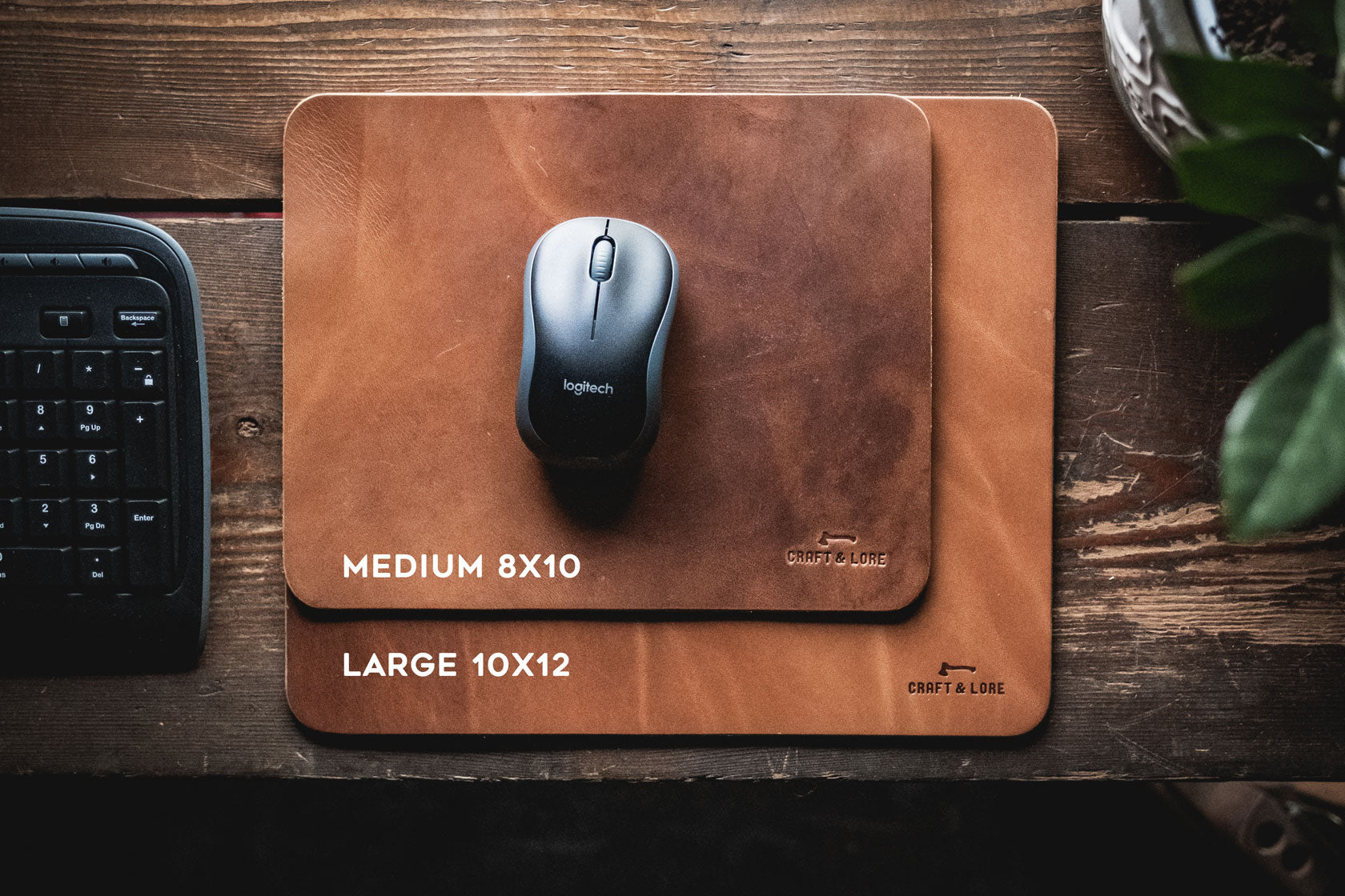 Leather Mouse Pad, Handmade American Harness Leather – Craft and Lore