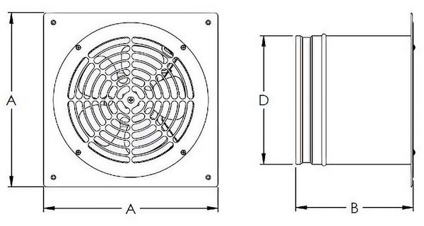 low pressure ventilation fan ZSMK series- technical info