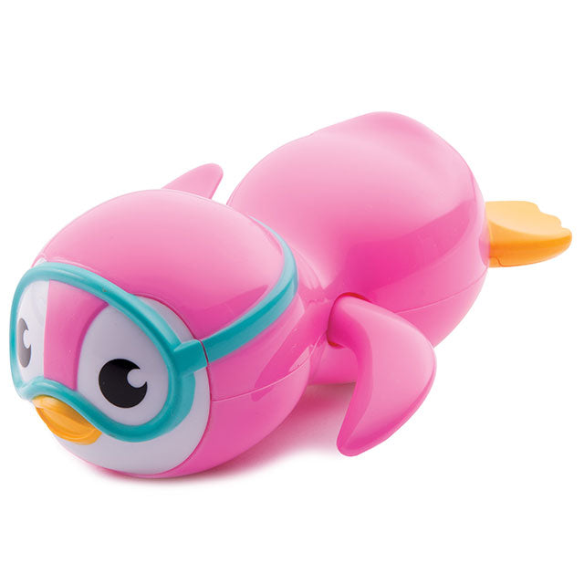 Photos - Bath Toy Munchkin Swimming Penguin  in Pink 44925SSPK 