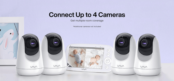 vava split screen baby monitor