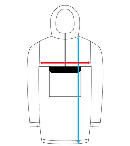 MEN ANORAK SIZE CHART